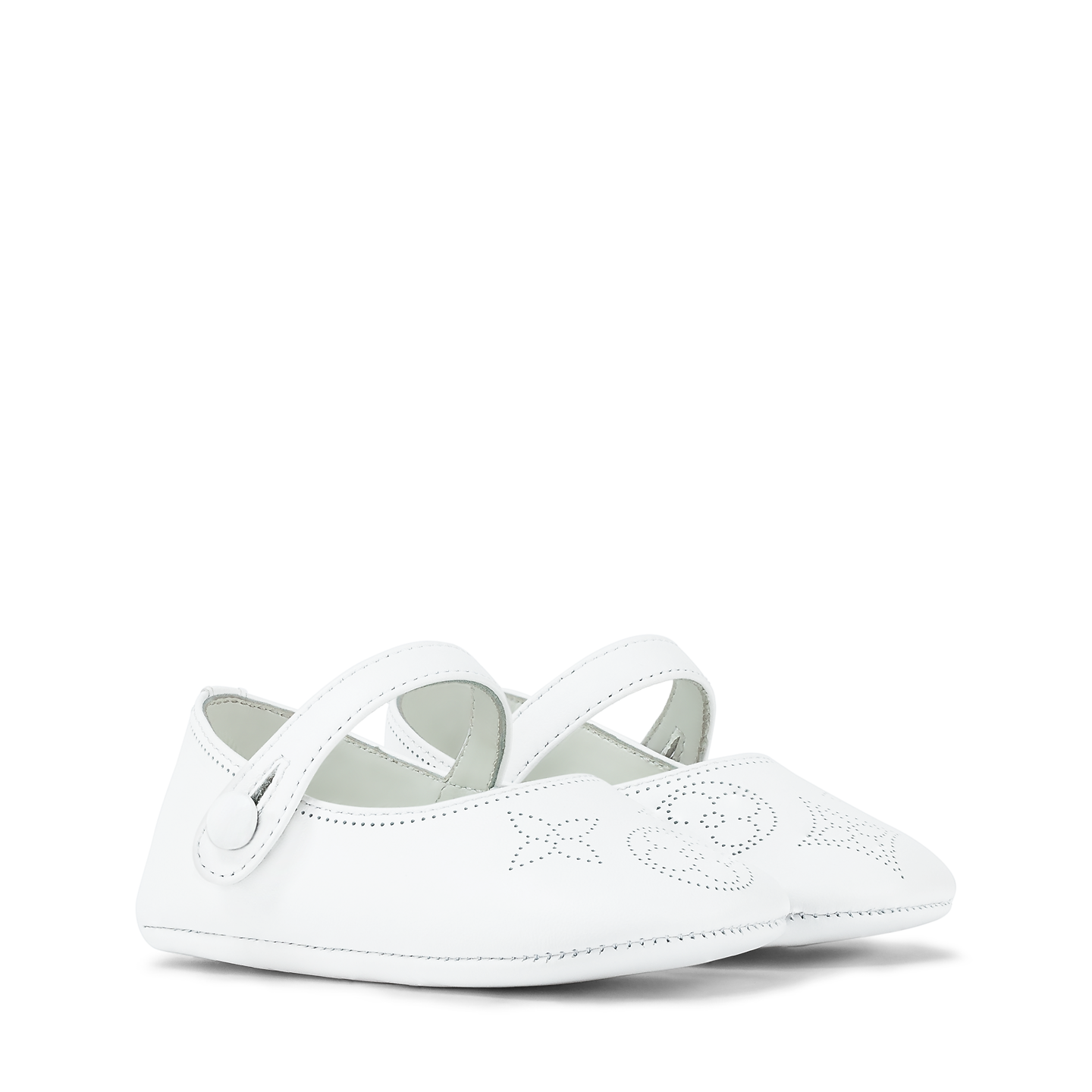 Leather Mary Jane Baby Shoes LOUIS VUITTON